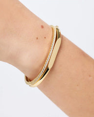 Gold Bangle Bracelet - Eve Bangle