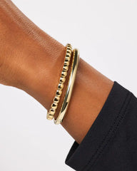 Gold Bangle Bracelet - Clarissa