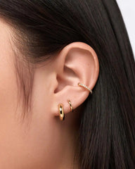 Sterling Silver - Mini Huggie Hoops