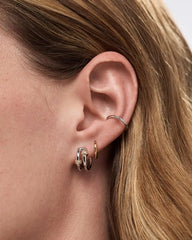 Silver Earrings - Cyrus Double