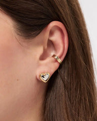 Stud Earrings - Lev Studs Two Tone