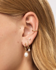 Pearl Hoops - Medium Frida