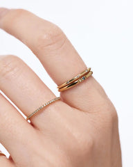 Birthstone Jewelry - 2 Stone Birthstone Ring