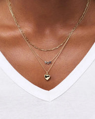 Birthstone Necklace - 3 Stone Birthstone Necklace