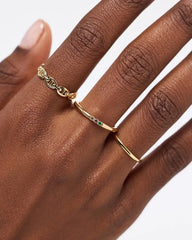 Birthstone Jewelry - 3 Stone Birthstone Ring