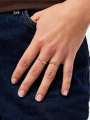 Solid Yellow Gold - Diamond Elevate Ring