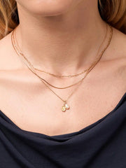 Solid Yellow Gold - Mini Oyster Charm