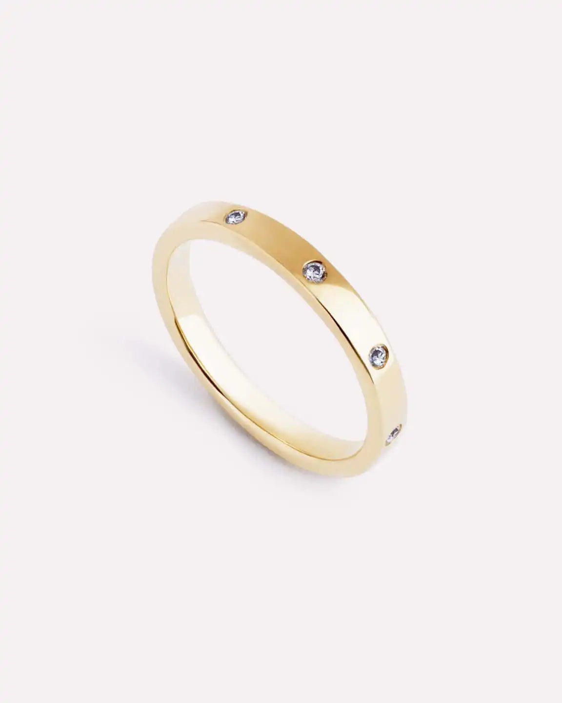 Gold Band Ring - Selena Ring