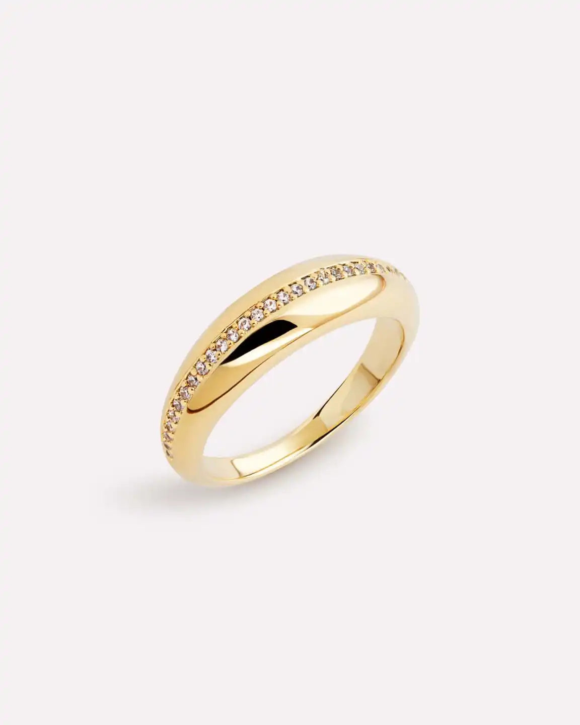 Gold Ring - Rowan Pave