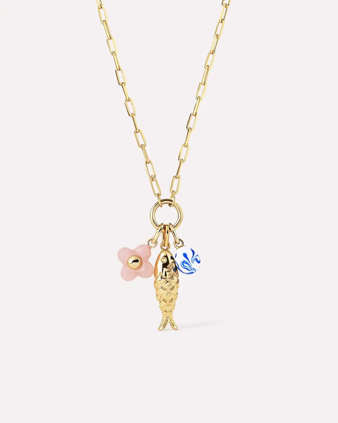 Charm Necklace - Flora Charm Necklace