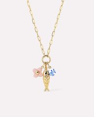 Charm Necklace - Flora Charm Necklace