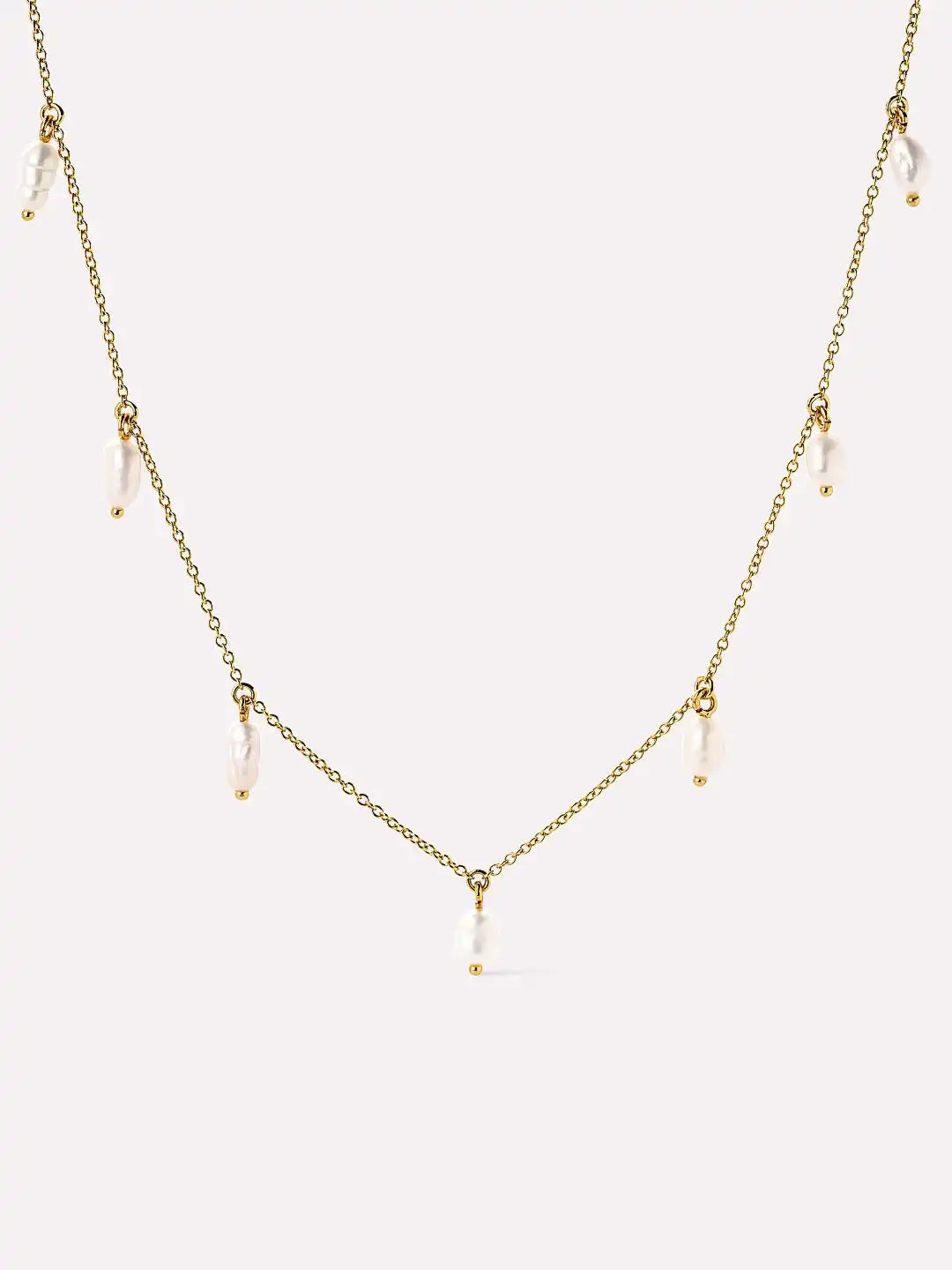 Gold Pearl Necklace - Loki