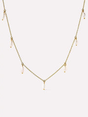 Gold Pearl Necklace - Loki
