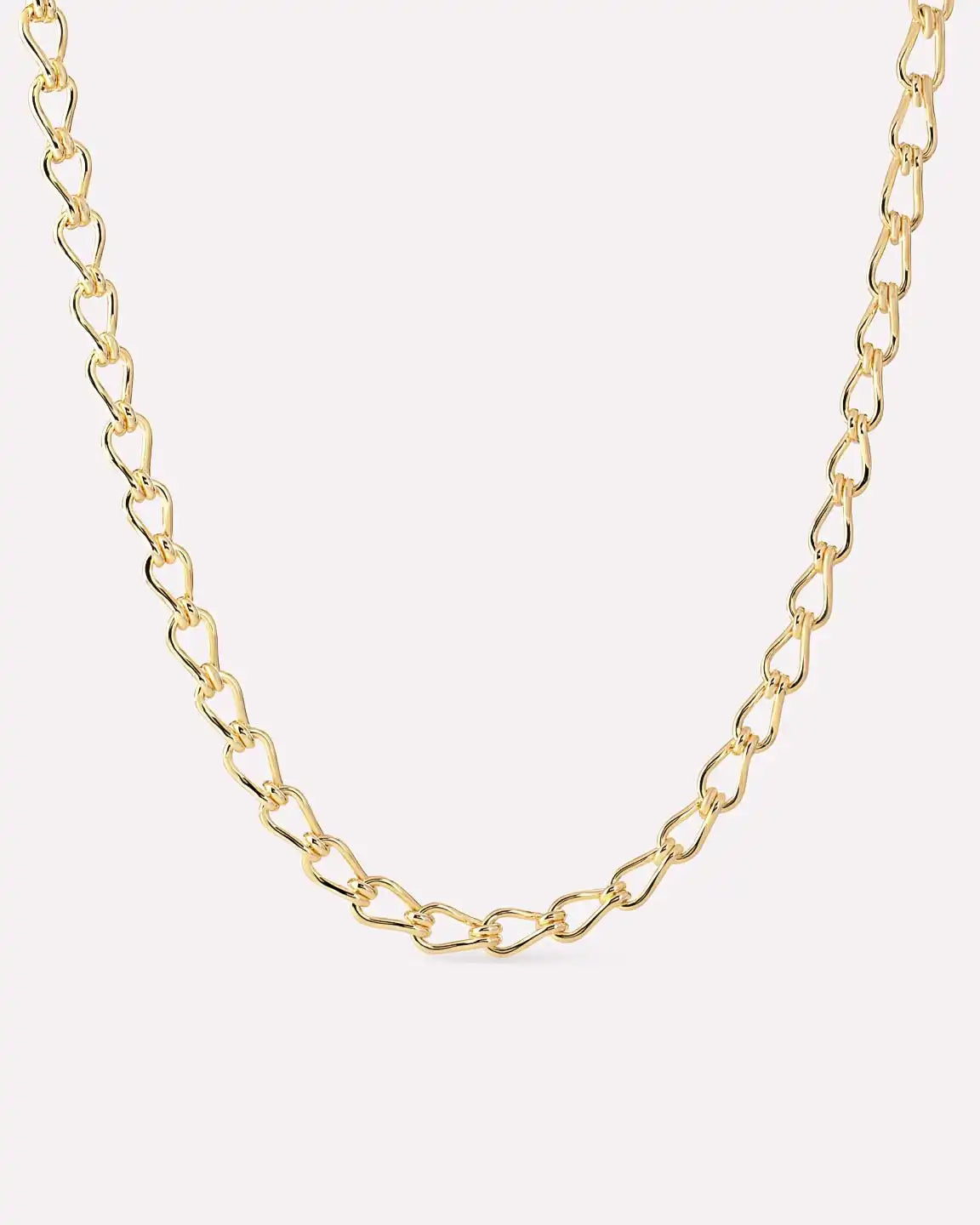 Gold Chain Necklace - Violet Chain Necklace