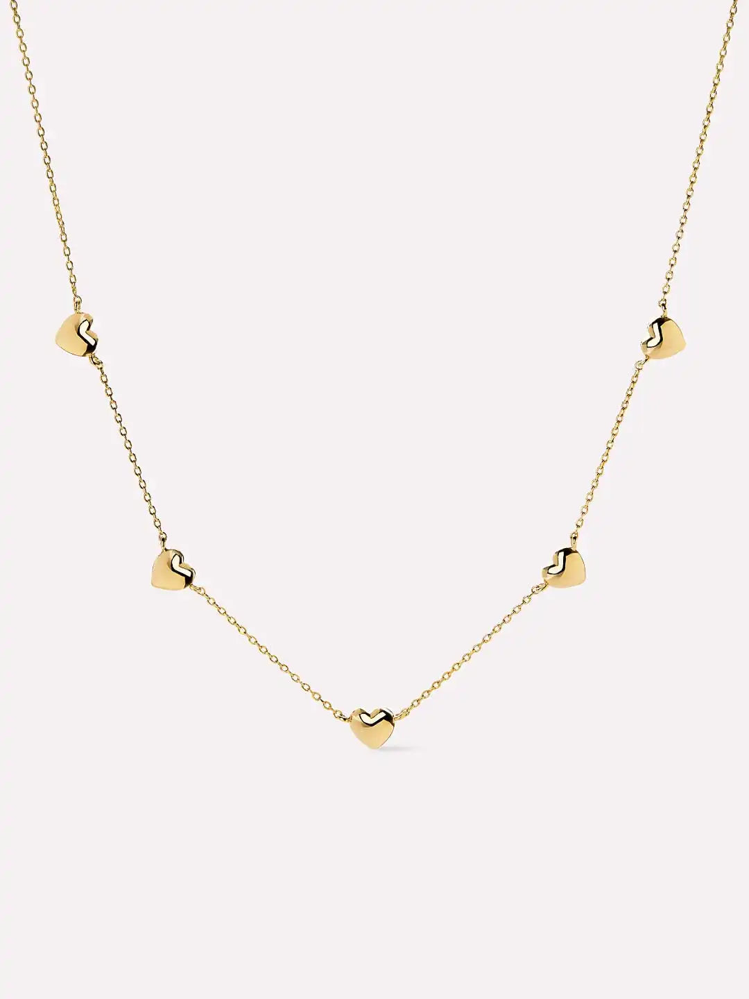 Heart Necklace - Lev Mini Station Necklace