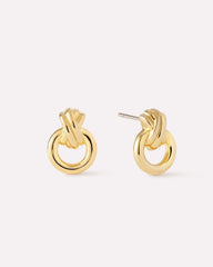 Gold Stud Earrings - Mini Remi Studs