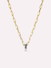 Gold Pendant - Jasper