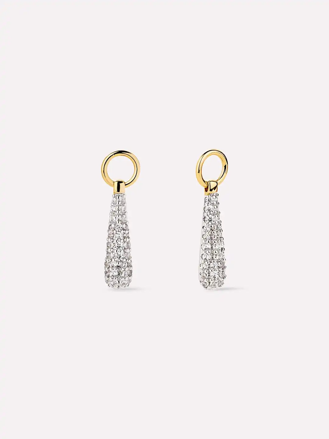 Earring Charms - Micropave Drop Charms