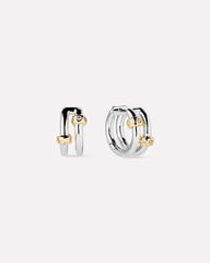 Silver Earrings - Cyrus Double