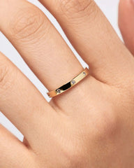 Gold Band Ring - Selena Ring