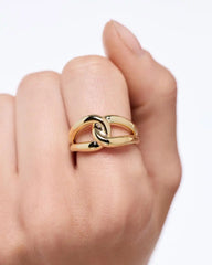 Statement Ring - Violet Loop Ring