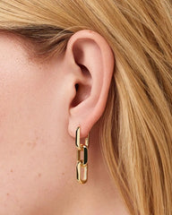 Statement Earrings - Eve Triple Link Hoops