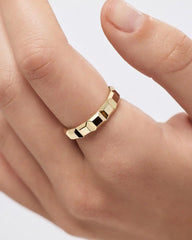 Gold Band Ring - Keira