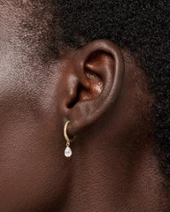 Delicate Huggie Hoops - Elise