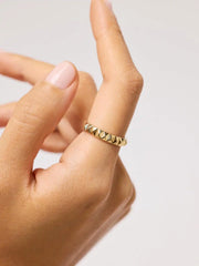 Solid Yellow Gold - Medium Equinox Ring