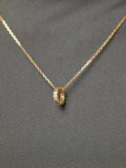 Solid Yellow Gold - Orbit Charm