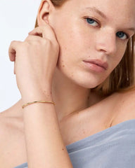 Gold Bangle Bracelet - Carter (2mm)