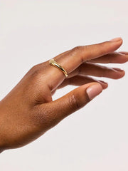 Gold Band Ring - Stevie