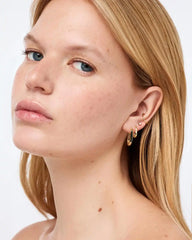 Statement Earrings - Eve Bar Hoops