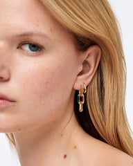 Statement Earrings - Eve Triple Link Hoops