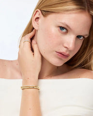 Gold Bangle Bracelet - Eve Bangle