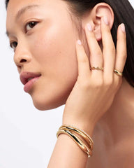 Gold Bangle Bracelet - Talia