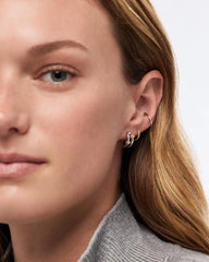 Silver Earrings - Cyrus Double
