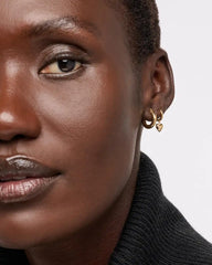 Chunky Gold Hoop Earrings - Gold Classic Hoops Mini