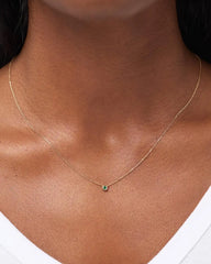 Birthstone Necklace - Solo Birthstone Necklace