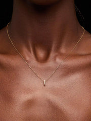 Solid Yellow Gold - Diamond Aurora Necklace