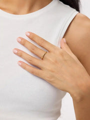 Solid Yellow Gold - Circles Ring