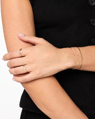 Solid Yellow Gold - Gold Mini Box Chain Bracelet