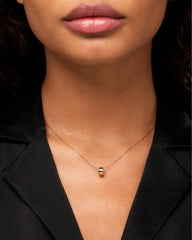 Solid Yellow Gold - Luna Charm