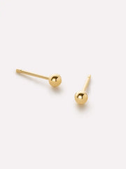Gold Stud Earrings - Gold Mini Ball Studs