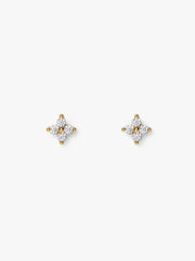 Gold Stud Earrings - Debbie