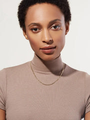 Figaro Chain Necklace - Leo Regular Short