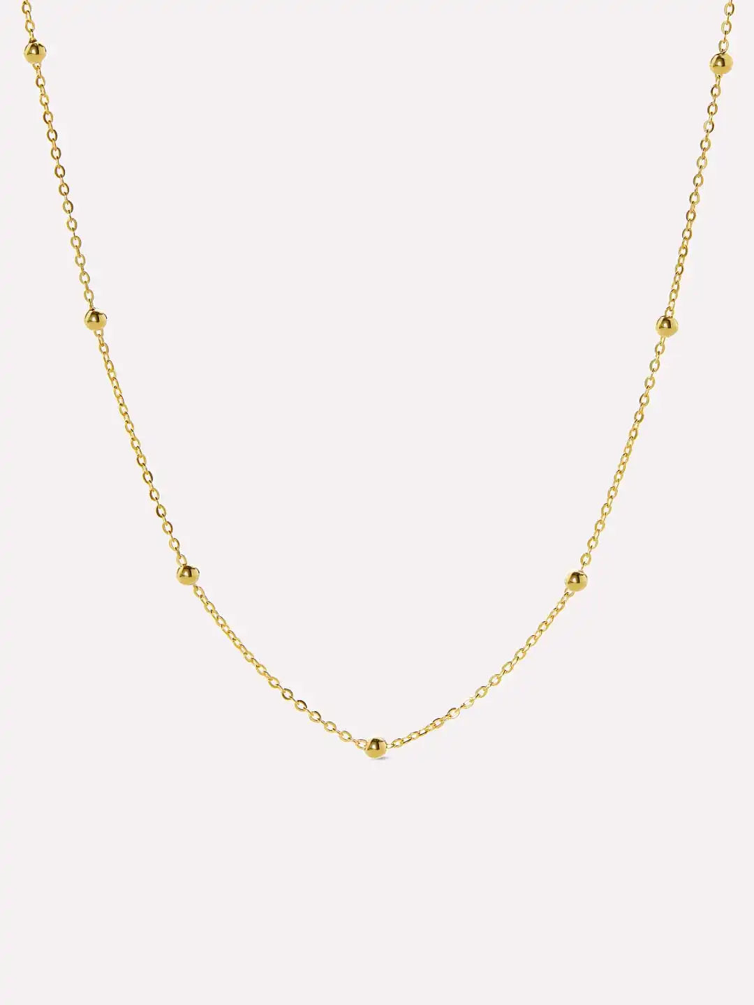 Dainty Gold Necklace - Gold Satellite Necklace