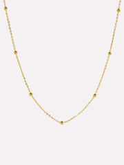 Dainty Gold Necklace - Gold Satellite Necklace