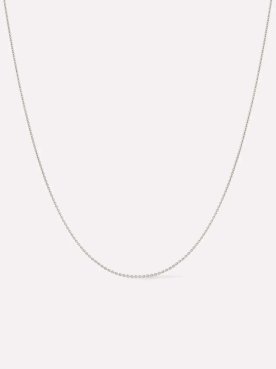 White Gold Chain - White Gold Chain Necklace