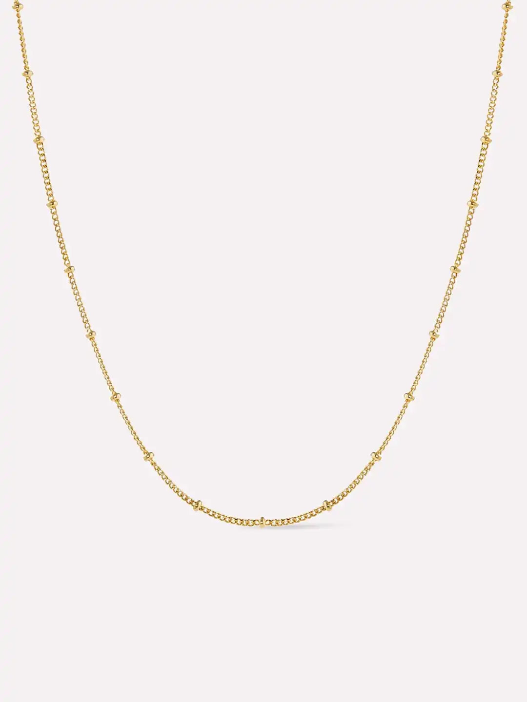 Small Ball Chain Necklace - Ana Gold